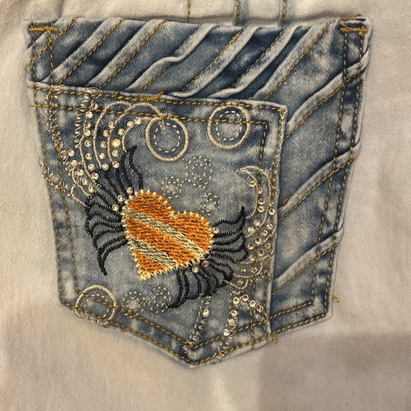 - La Bonita triple button stretch skinny faded jeans size 11 (e) - Picture 9 of 10